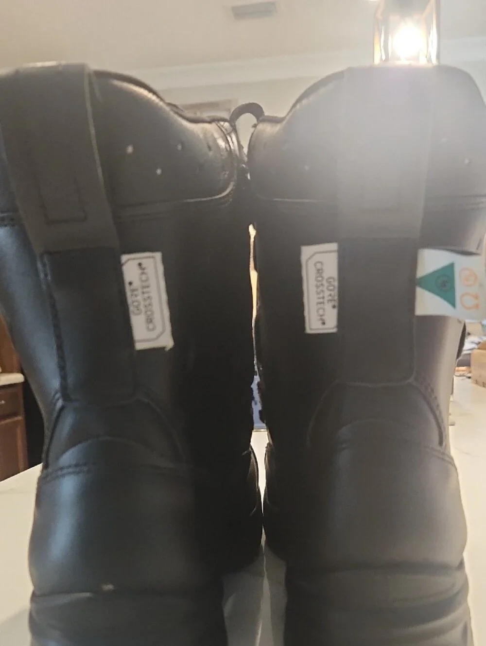 GORE-TEX Black Men's Tactical Waterproof Boots STEEL TOE